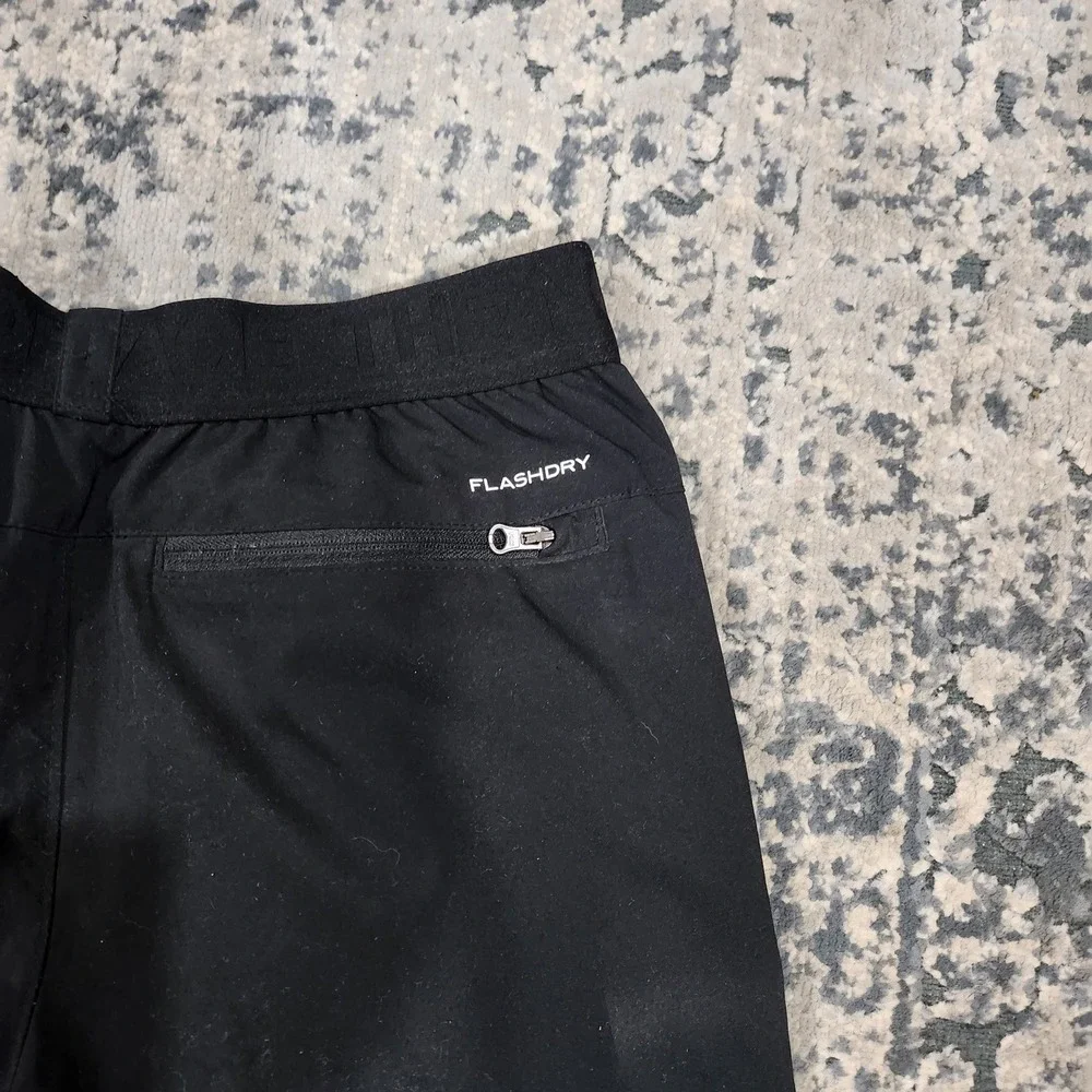 The North Face Boys Black Jogger Pants Size L 12 Elastic Waist Activewear Logo